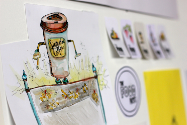 TFA_Illustrations On Wall